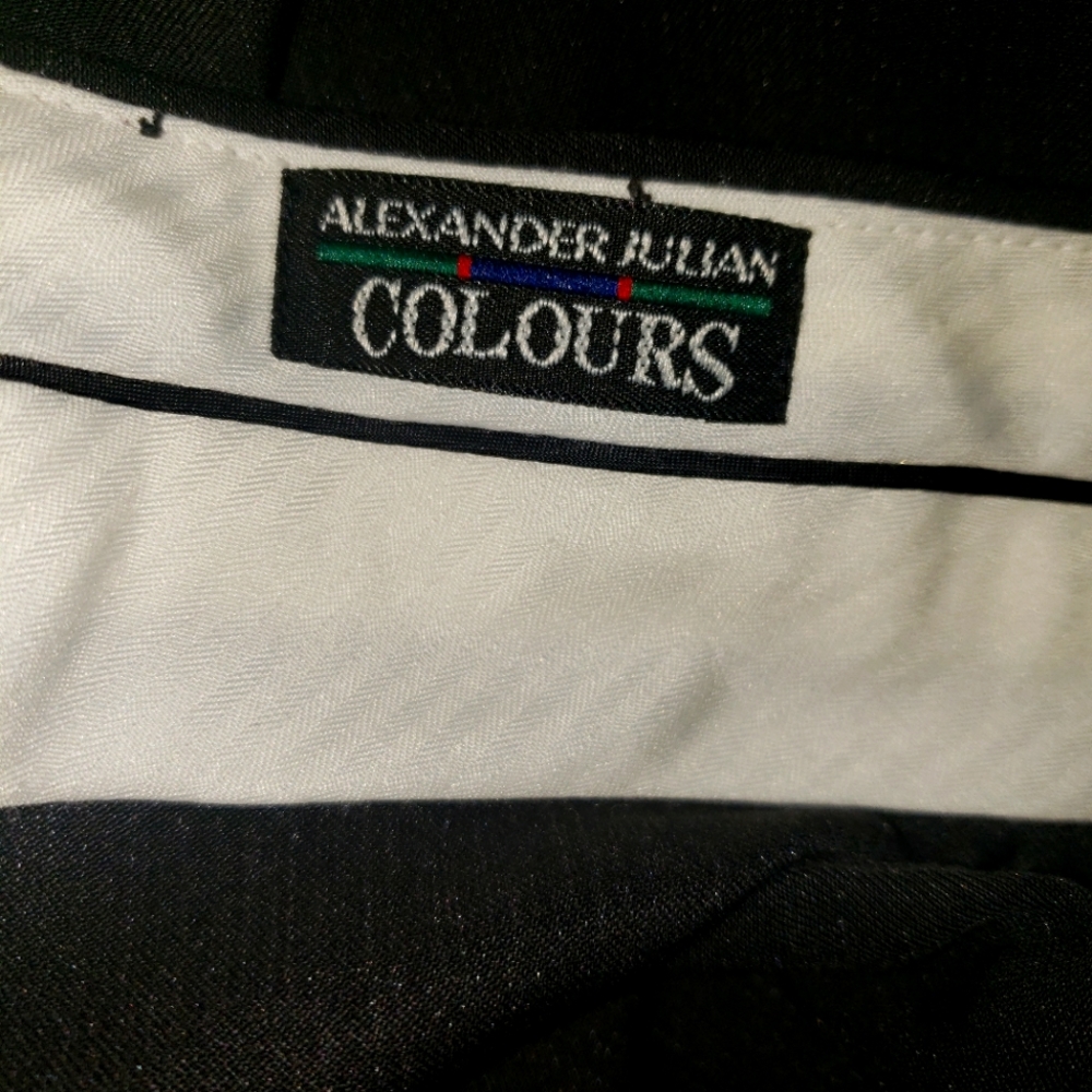 Alexander Julian Lightweight Mens Dress Pants with Hidden Elastic Waist